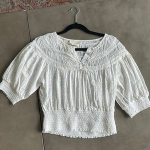 Anthropologie Puff Sleeve Top